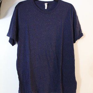 Navy Speckled Tee